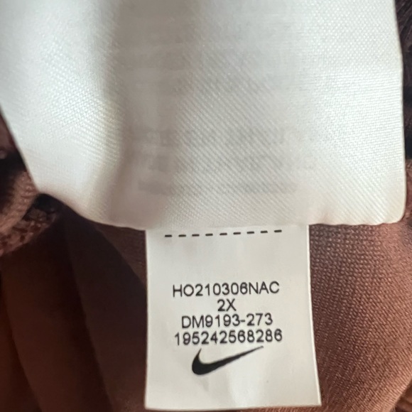 Nike Air velour zip up jacket, women’s 2X/ XXL - Picture 8 of 8